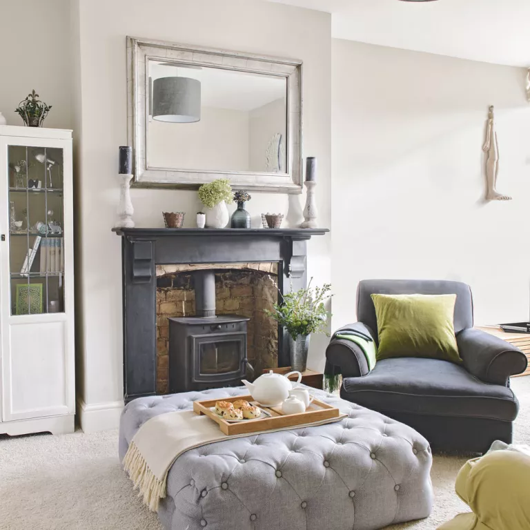 Living Room Mirror Ideas on Fireplace