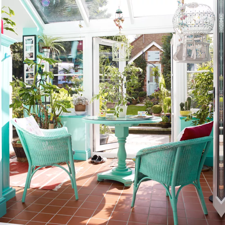 Add Some Colour in Conservatory Decorating Ideas