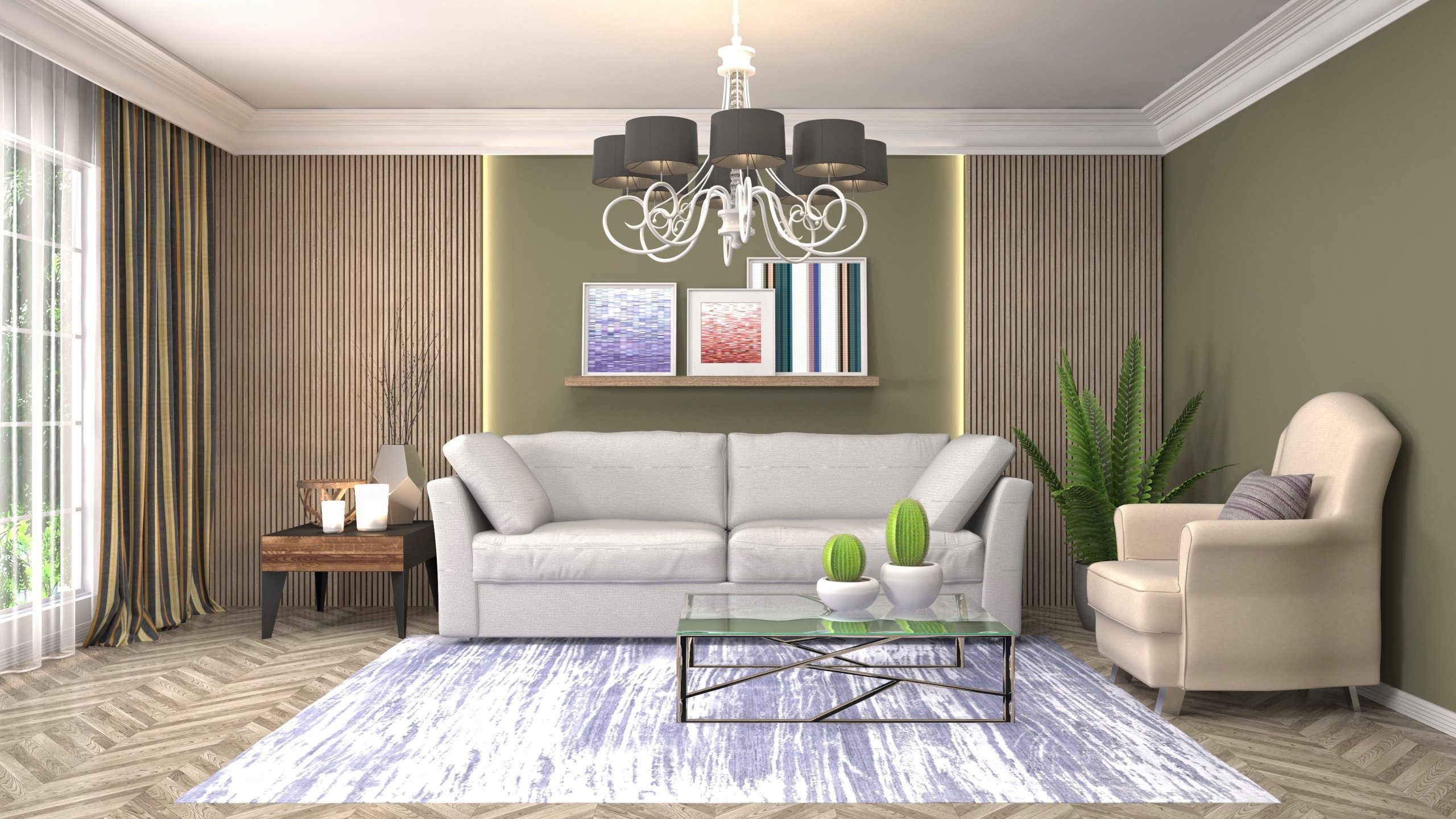 Soft Living Room Paint Design Ideas