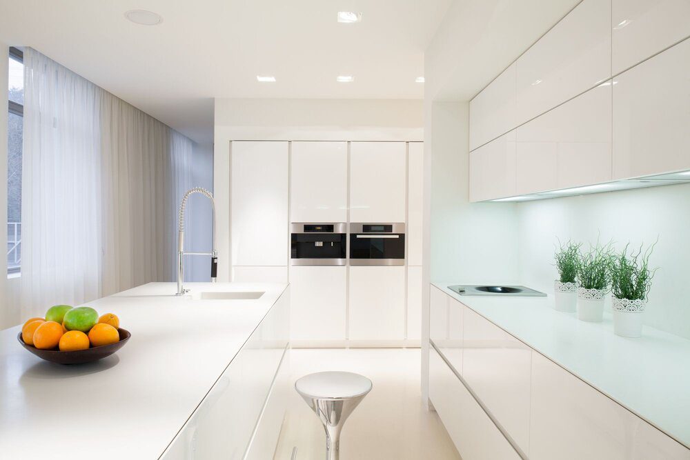 White Kitchens are Low Cost