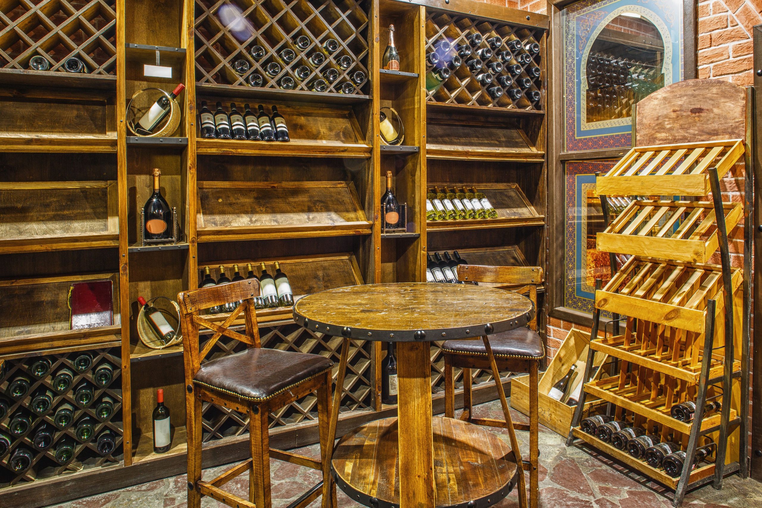 Wooden Wine Chiller Cabinet